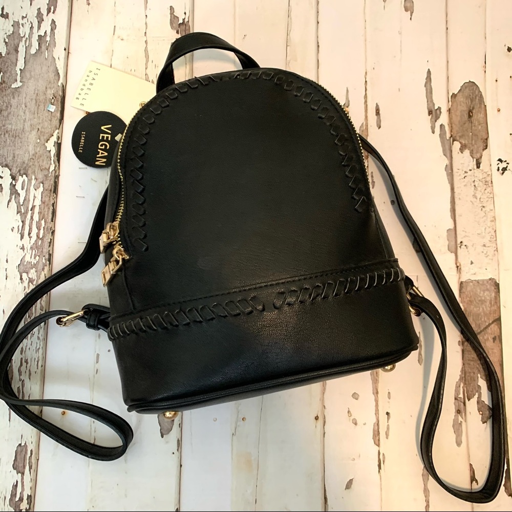 NWT Isabelle Handbag Black Backpack Style